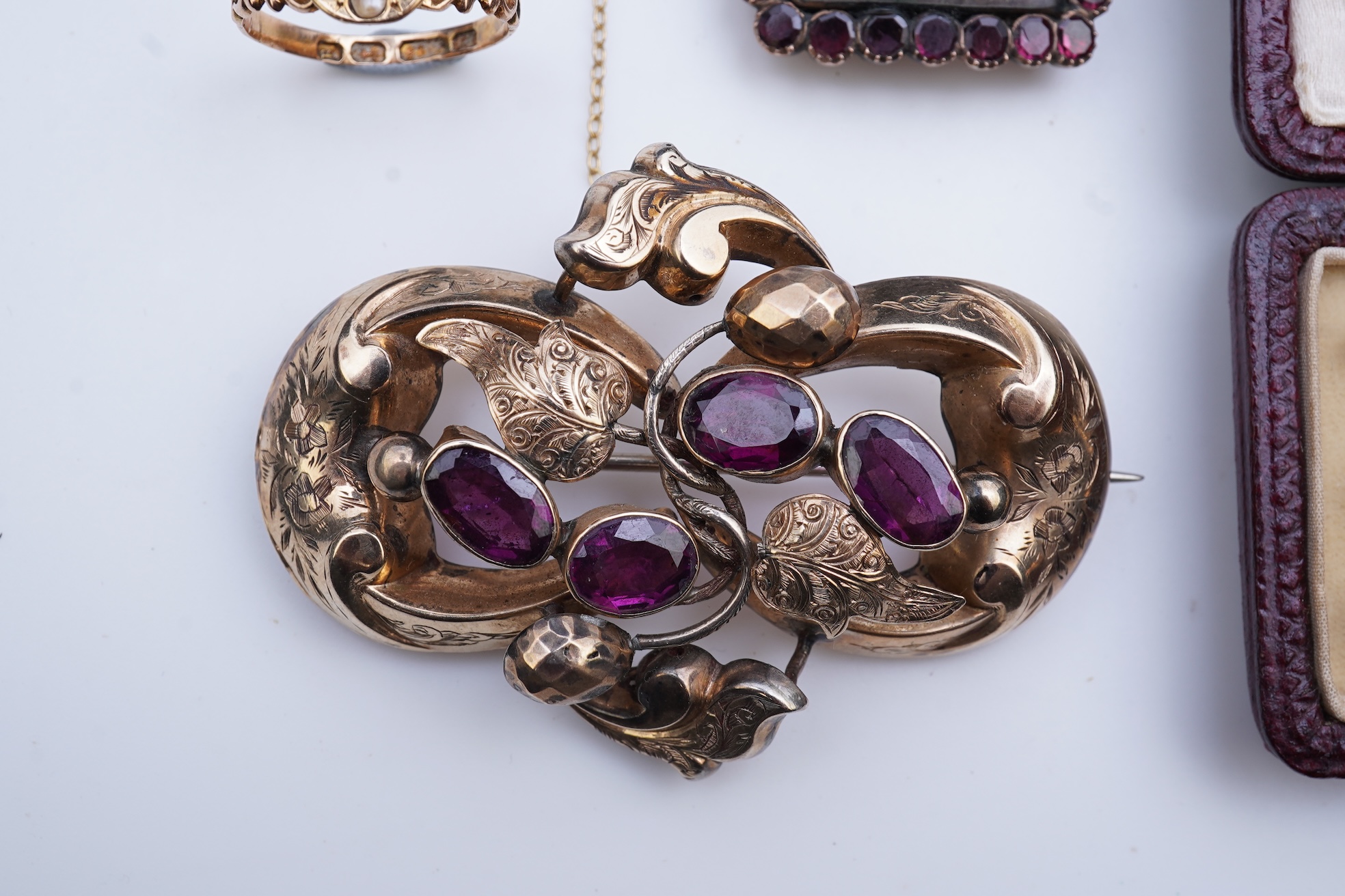 A collection of jewels, 19th century